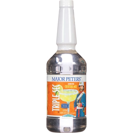 Major Peters Major Peters' Triple Sec Cocktail Mix 33.8 oz., PK12 FGBVMJP17